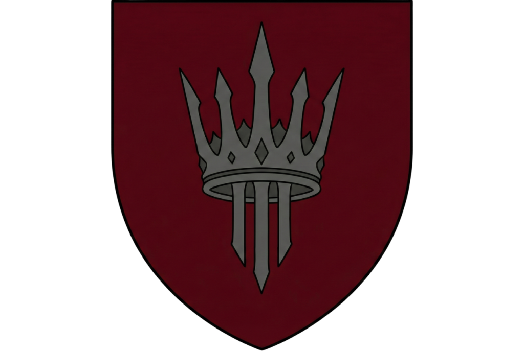 Dominion Empire sigil featuring a towering crown in The Ancients Reborn Saga